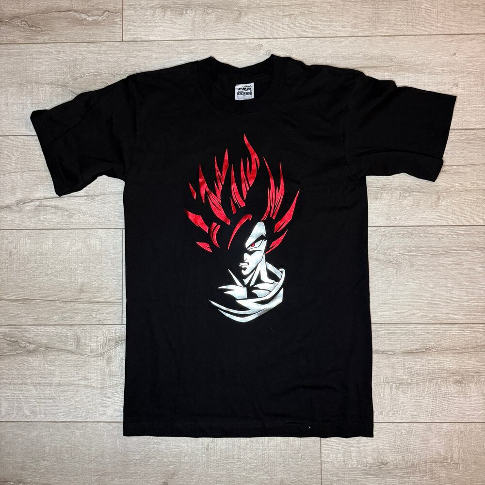 Vintage Pro Athletic Dragon Ball Z Super Saiyan God Goku Graphic T-Shirt M